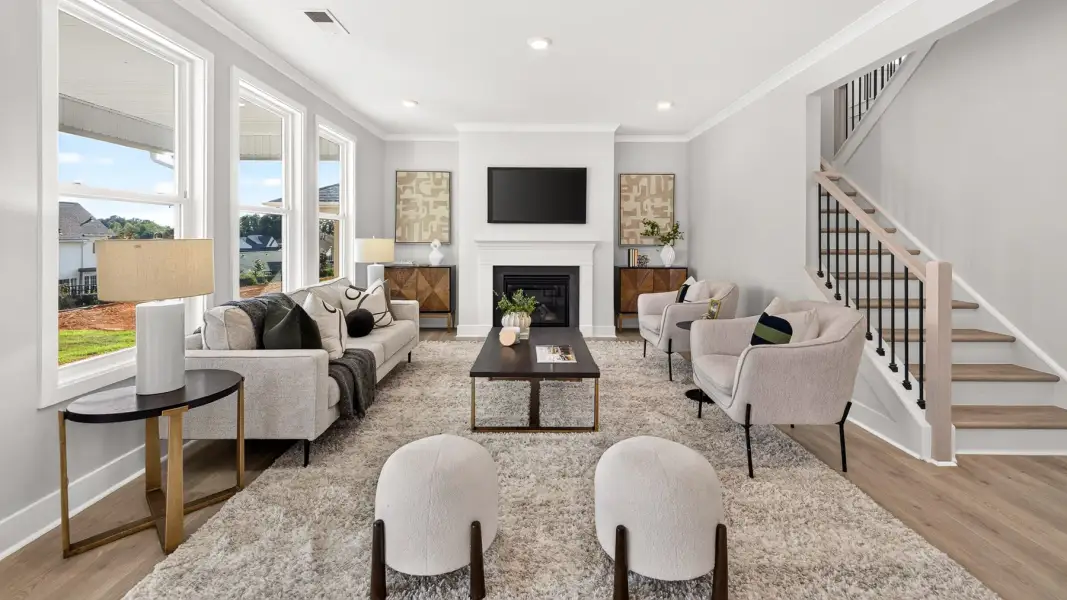Furnished interior view inside a new home in Avalon of Gastonia, Gastonia (Image 8).
