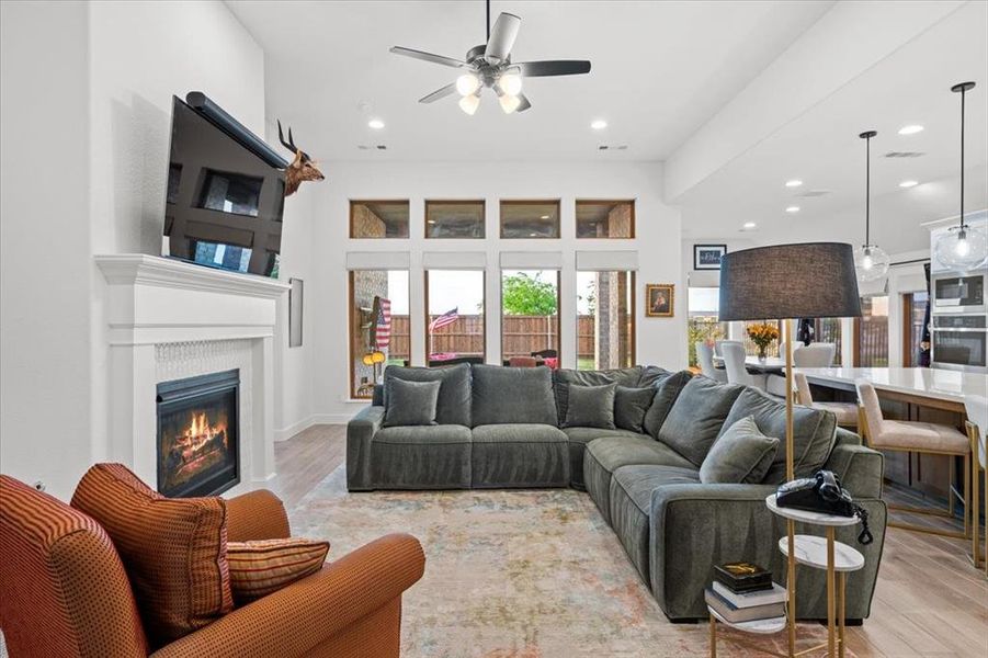 Furnished interior view inside a new home in North Sky, Celina (Image 35).