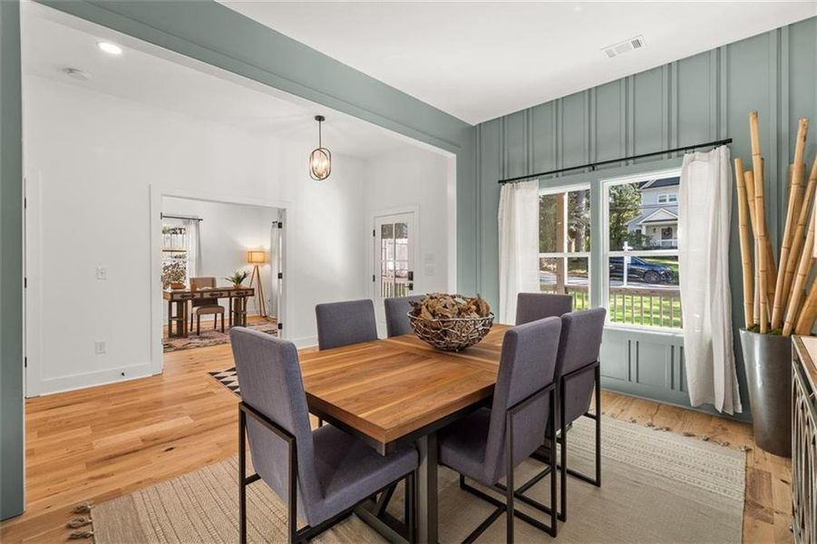 Furnished interior view inside a new home in , Atlanta (Image 15).