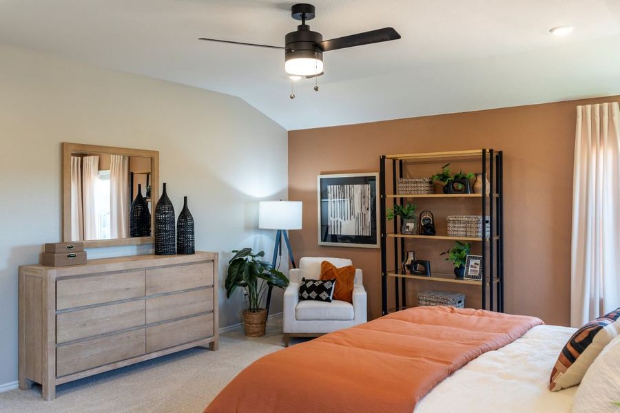 Representative furnished interior of a home built from the 2429 by KB Home in River Bluff, Leander (Image 6). Representative furnished interior of a home built from the 2429 by KB Home in River Bluff, Leander (Image 6).