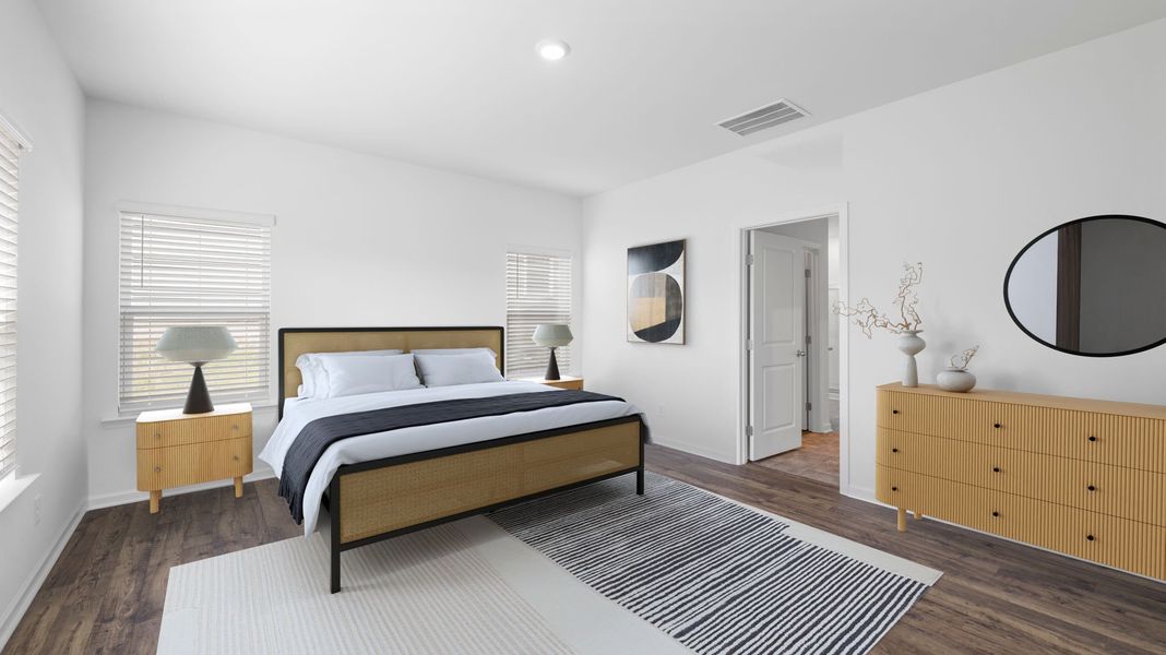 Furnished interior view inside a new home in Catlett Cove, Knoxville (Image 11).
