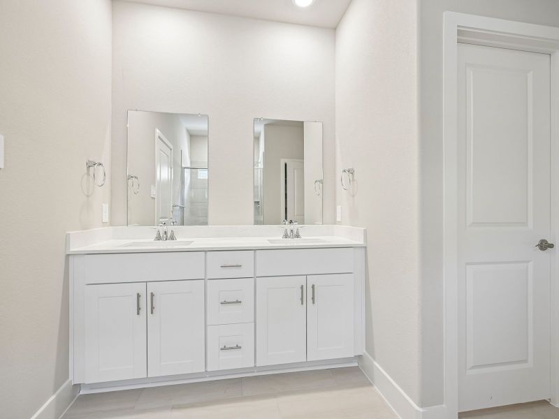 Furnished interior view inside a new home in Lakehaven - Premier Series, Farmersville (Image 11).