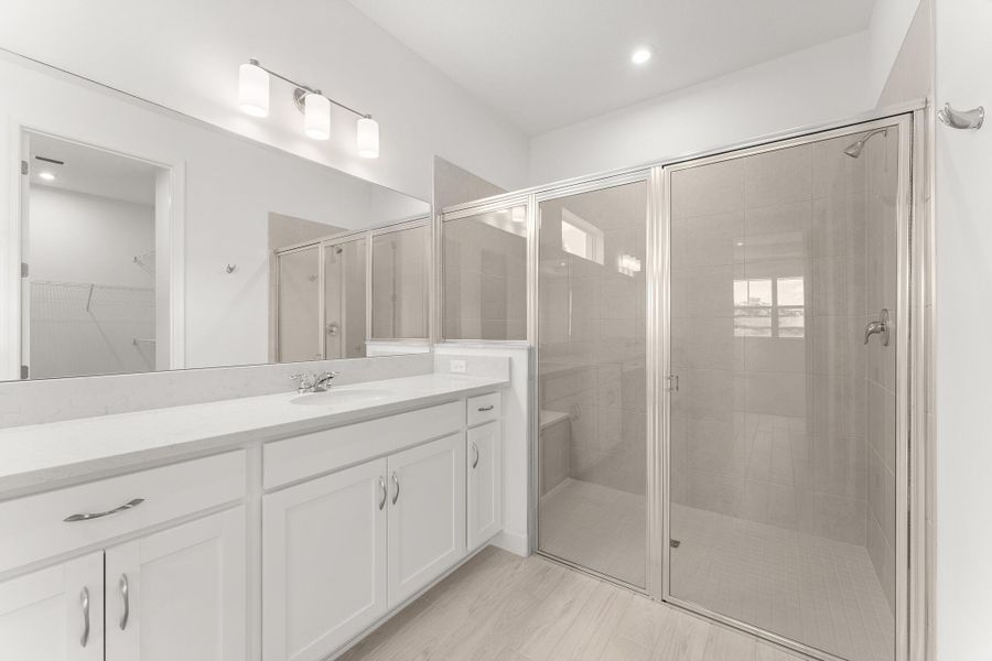 Furnished interior view inside a new home in Tradition - Telaro, Port St. Lucie (Image 6).