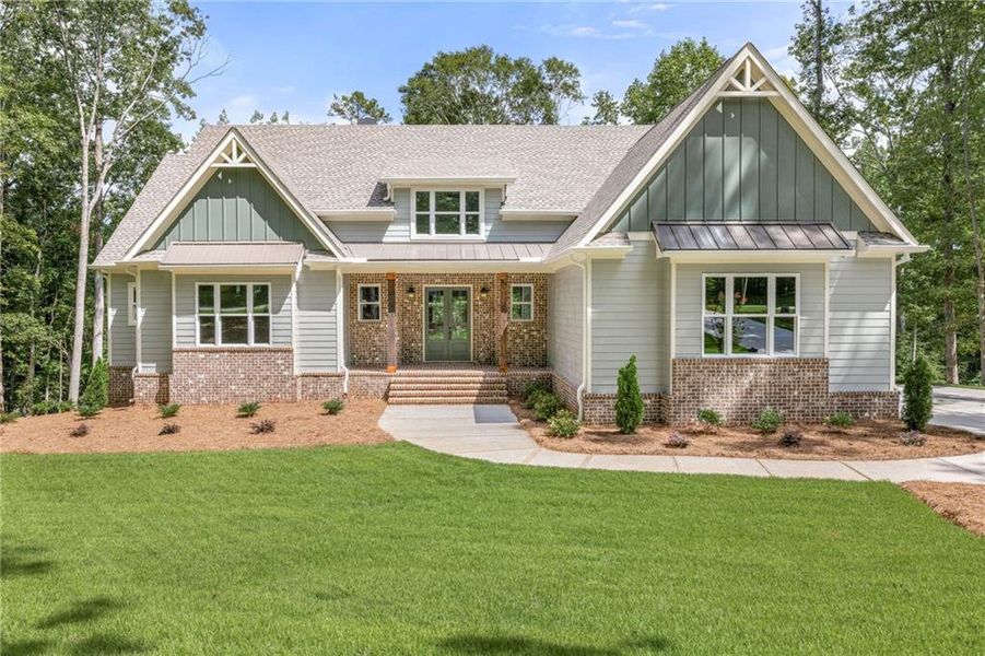 Front exterior of a new home in , Nicholson, GA, highlighting curb appeal (Image 30).