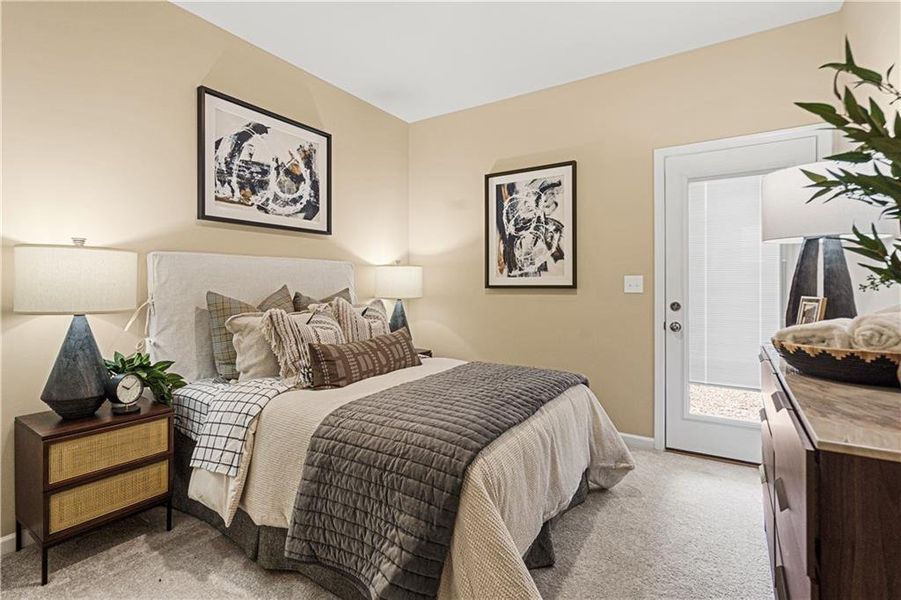 Furnished interior view inside a new home in Rosewood Farm, Lawrenceville (Image 7).