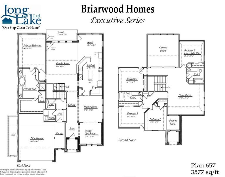 Plan 657 offers 5 bedrooms, 3 full baths, 1 half bath, and over 3,500 sqft of living space.