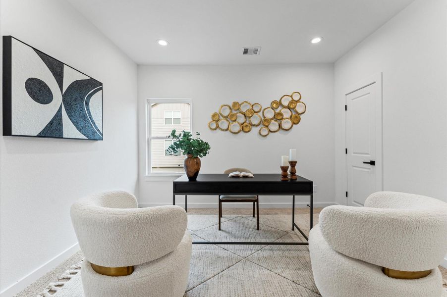 Furnished interior view inside a new home in , Houston (Image 14).