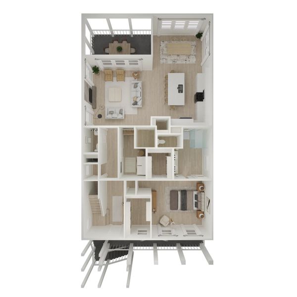 Image 31 representing the Bay Point by K. Hovnanian® Homes in Sea Island Collective, Beaufort, SC.