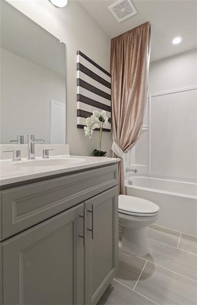 Furnished interior view inside a new home in Sierra Creek, Hoschton (Image 17).