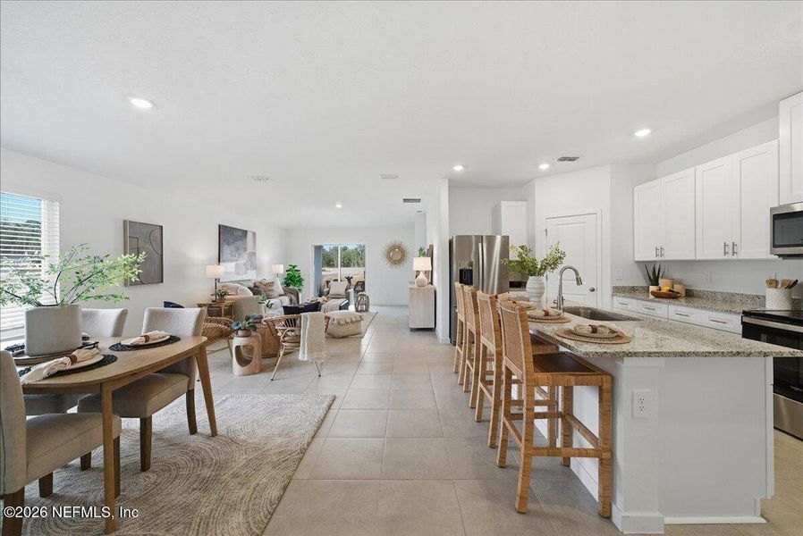 Furnished interior view inside a new home in Azalea Creek, Jacksonville (Image 38).
