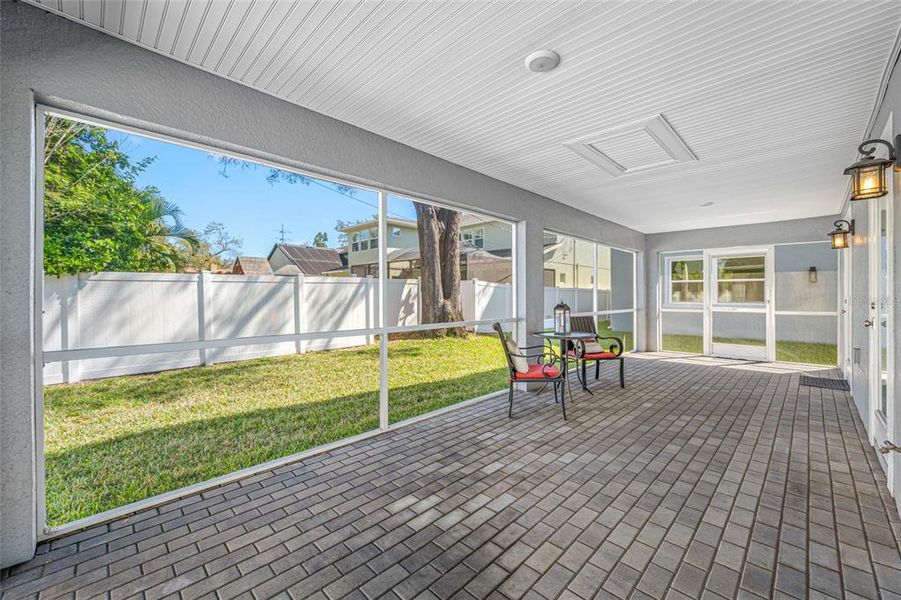 Guest house patio