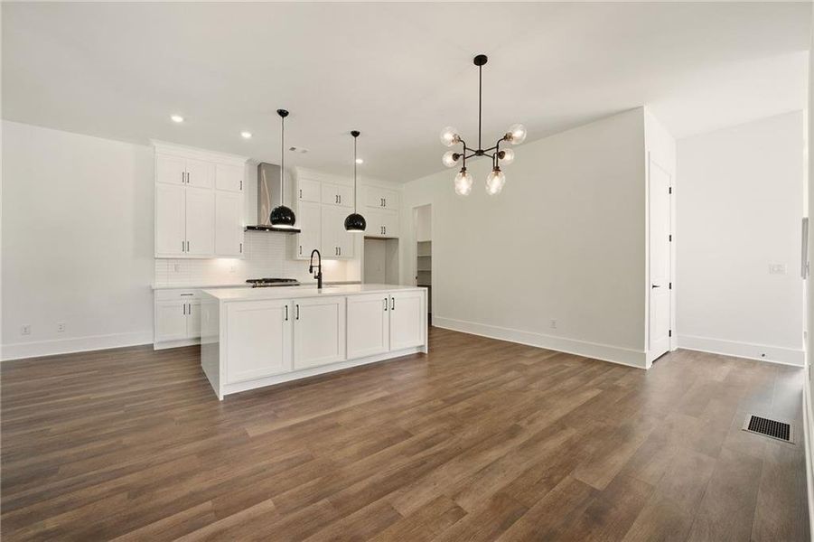Furnished interior view inside a new home in , Atlanta (Image 33).