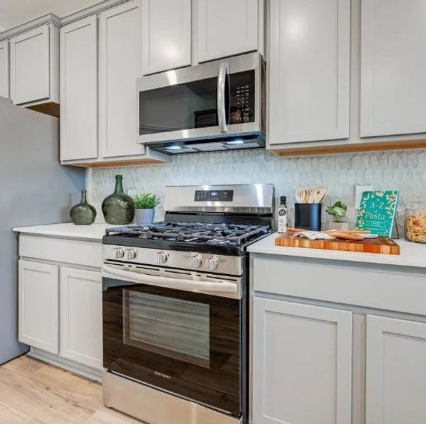 Furnished interior view inside a new home in Samara, League City (Image 13).