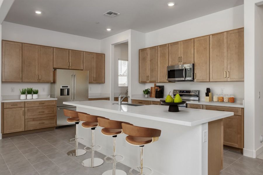 Representative furnished interior of a home built from the Ponderosa by William Ryan Homes in Silver Cross, San Tan Valley (Image 14).
