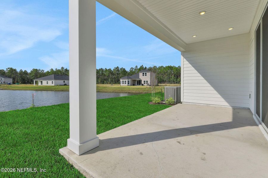 Exterior details and patio area of a home in Brook Forest, St. Augustine (Image 26).