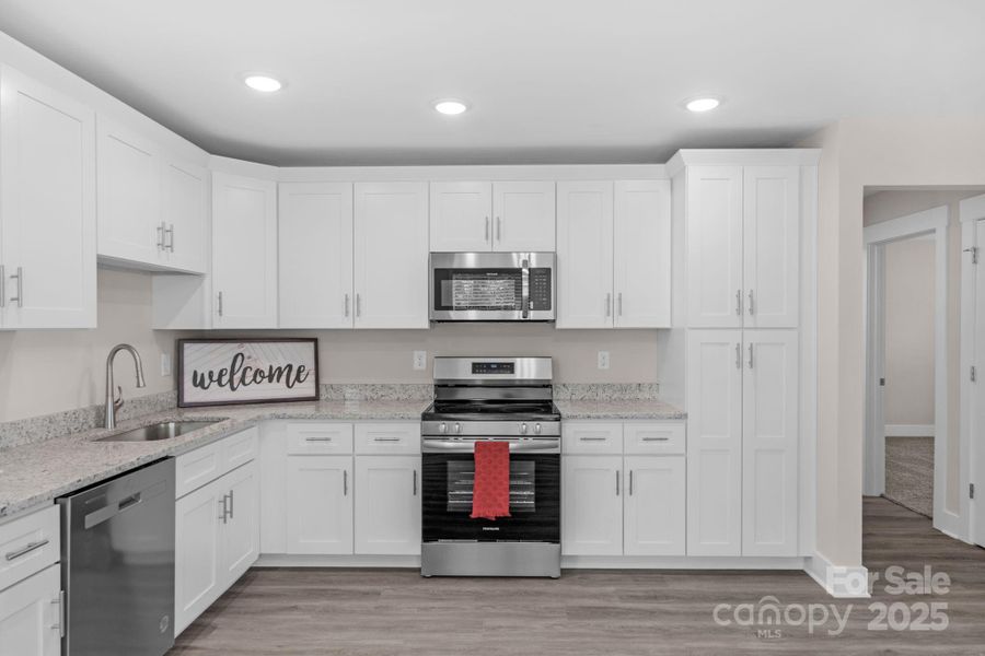 Furnished interior view inside a new home in , Forest City (Image 4).