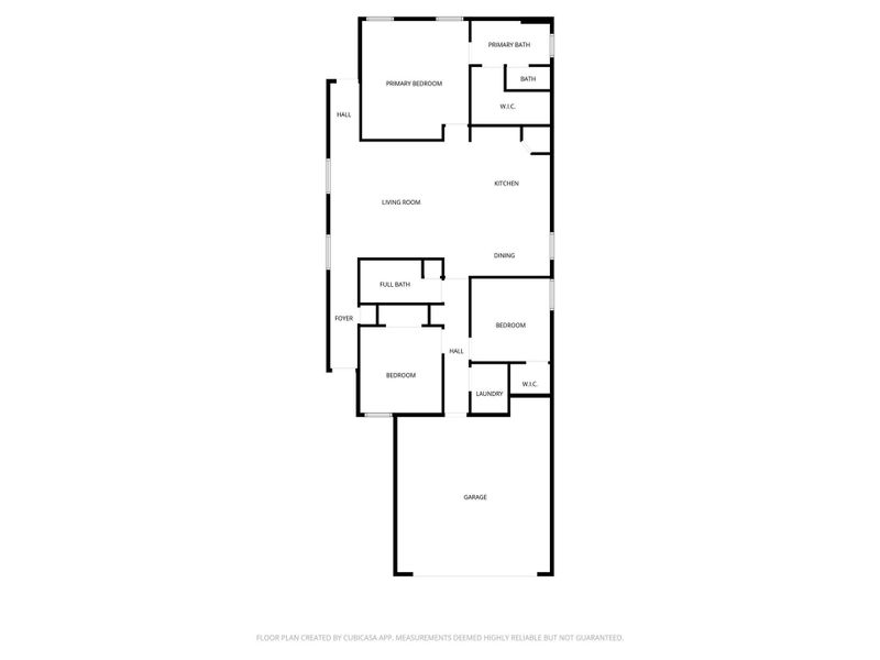 3 bedrooms, 2 bathrooms and over 1,500 square feet of living space.