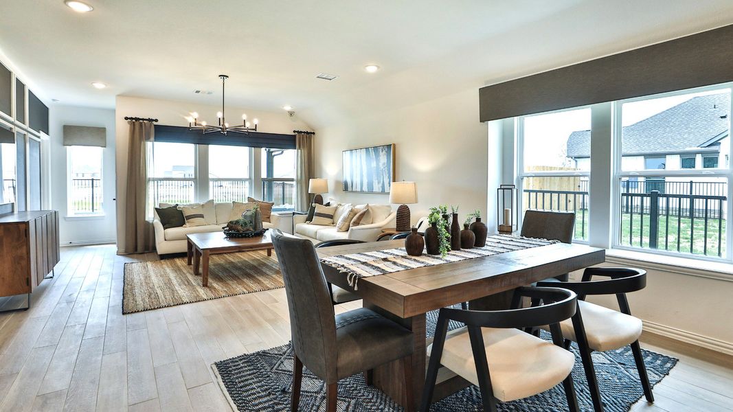 Furnished interior view inside a new home in Bridgeland Creekland Village, Cypress (Image 8).
