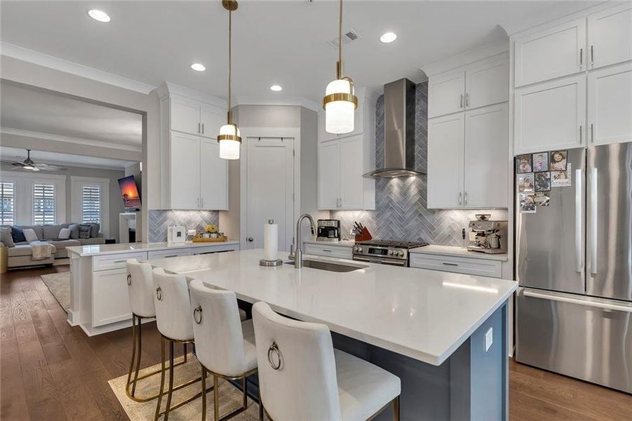 Furnished interior view inside a new home in , Woodstock (Image 12).
