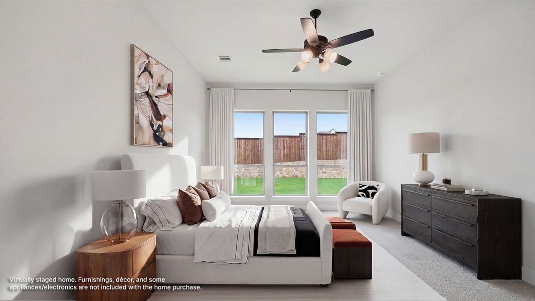 Furnished interior view inside a new home in The Parks at Wilson Creek, Celina (Image 8).