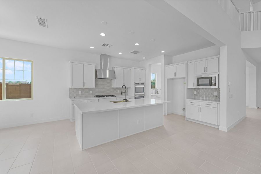 Furnished interior view inside a new home in Ellsworth Ranch, Queen Creek (Image 10).