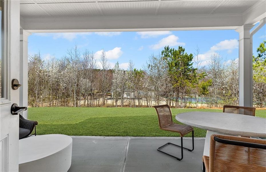 Exterior details and patio area of a home in Creekside at Skelton, Jefferson (Image 2).