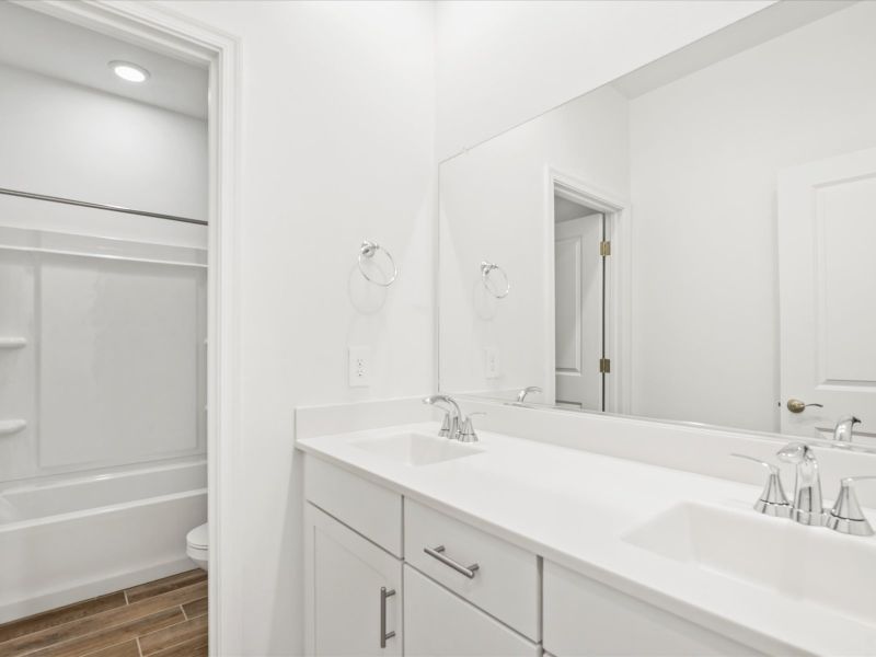 Furnished interior view inside a new home in Arbor at Madera Highlands II, Sahuarita (Image 7).