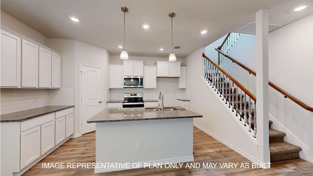 Furnished interior view inside a new home in Turnbo Ranch Traditions, Killeen (Image 7).