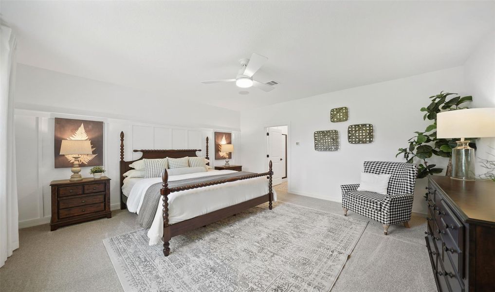 Relaxing primary suite (*Photo not of actual home and used for illustration purposes only.) Relaxing primary suite (*Photo not of actual home and used for illustration purposes only.)