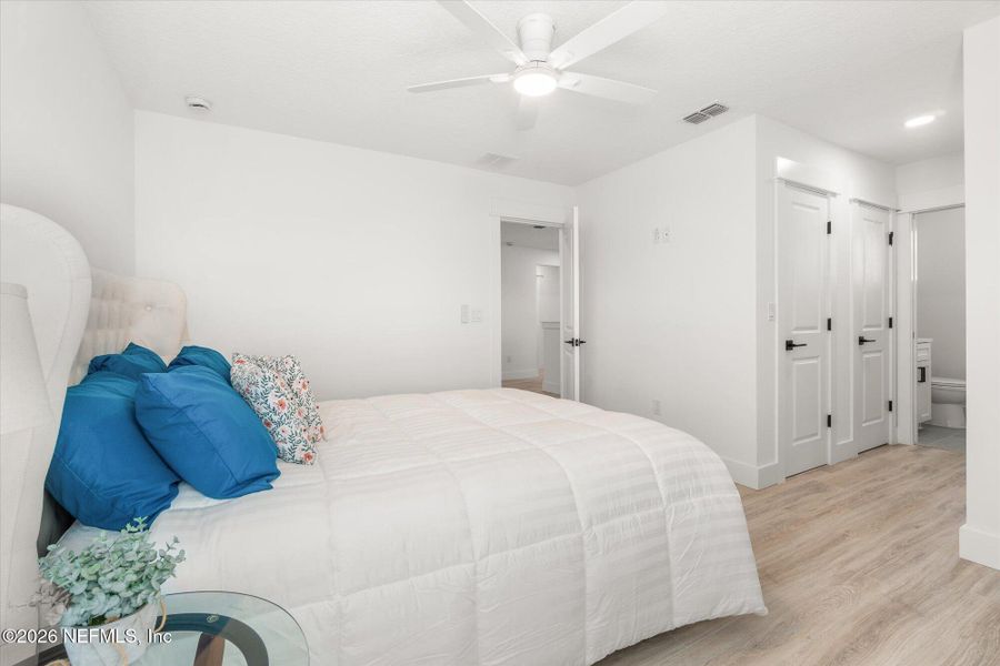 Furnished interior view inside a new home in , Jacksonville Beach (Image 42). Furnished interior view inside a new home in , Jacksonville Beach (Image 42).