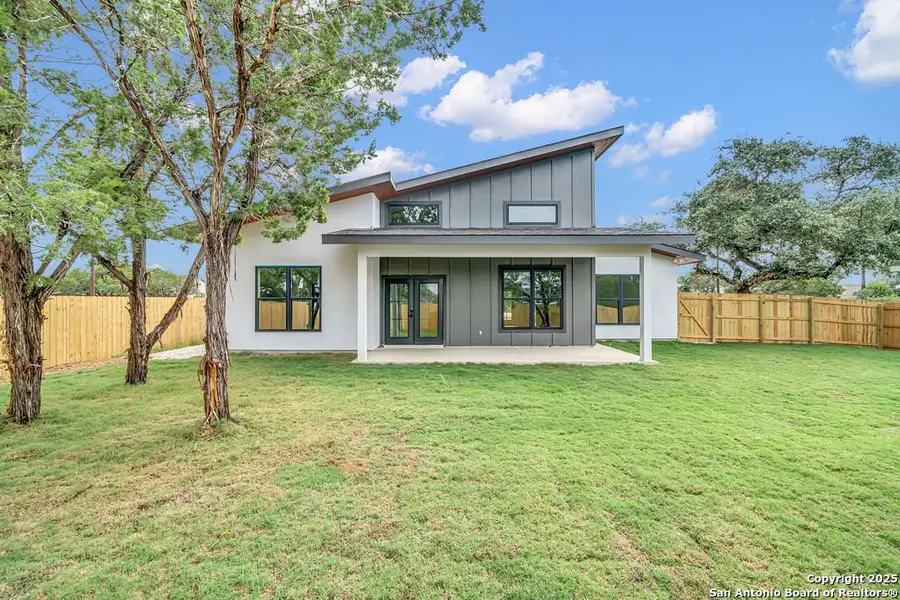 Exterior details and patio area of a home in , Spring Branch (Image 1). Exterior details and patio area of a home in , Spring Branch (Image 1).