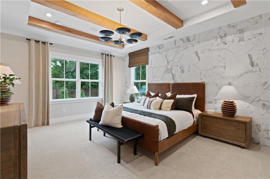 Furnished interior view inside a new home in Silverwood, Cumming (Image 8).