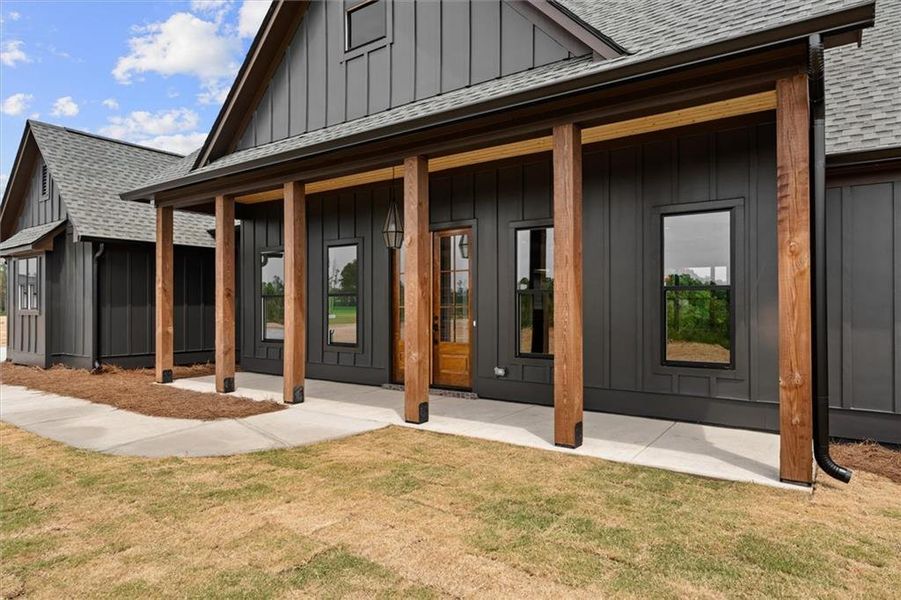 Exterior details and patio area of a home in , Buchanan (Image 3). Exterior details and patio area of a home in , Buchanan (Image 3).