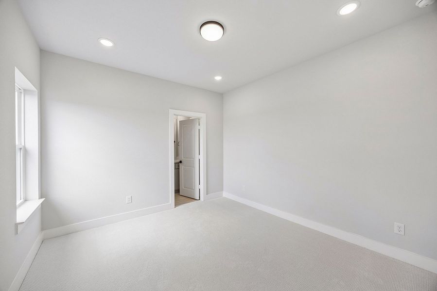 Representative unfurnished interior of a home built from the Sydney by Landon Homes in Fields - East Village, Frisco (Image 34). Representative unfurnished interior of a home built from the Sydney by Landon Homes in Fields - East Village, Frisco (Image 34).