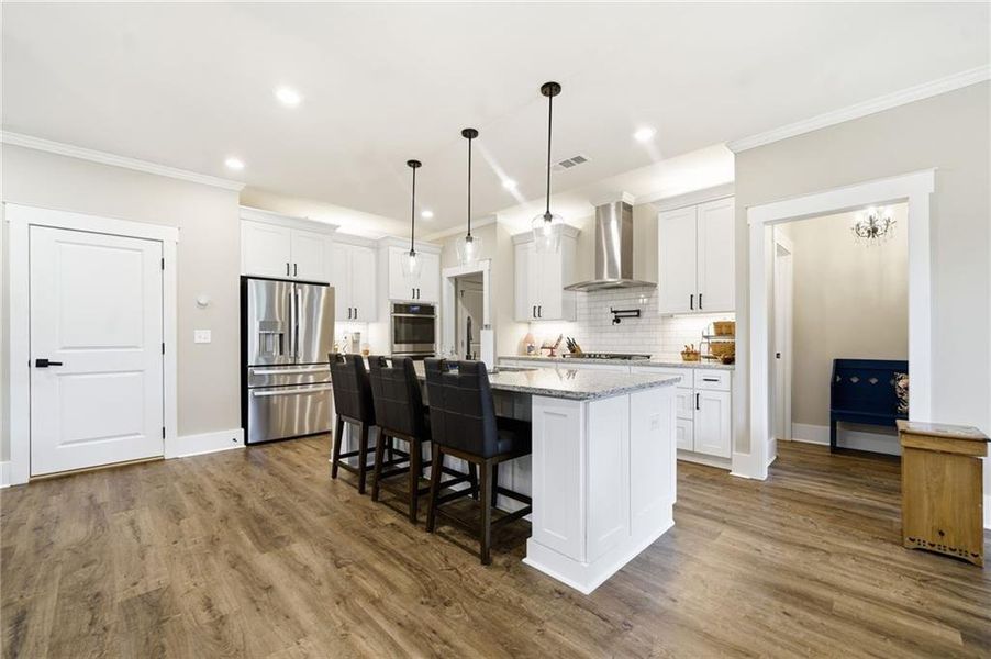 Furnished interior view inside a new home in , Canton (Image 37).