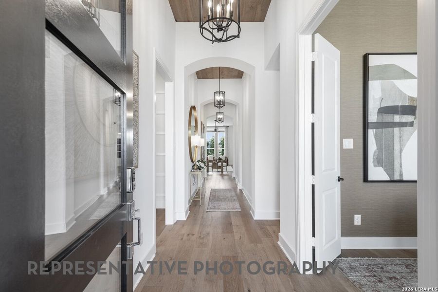 Furnished interior view inside a new home in Alsatian Oaks, Castroville (Image 32). Furnished interior view inside a new home in Alsatian Oaks, Castroville (Image 32).