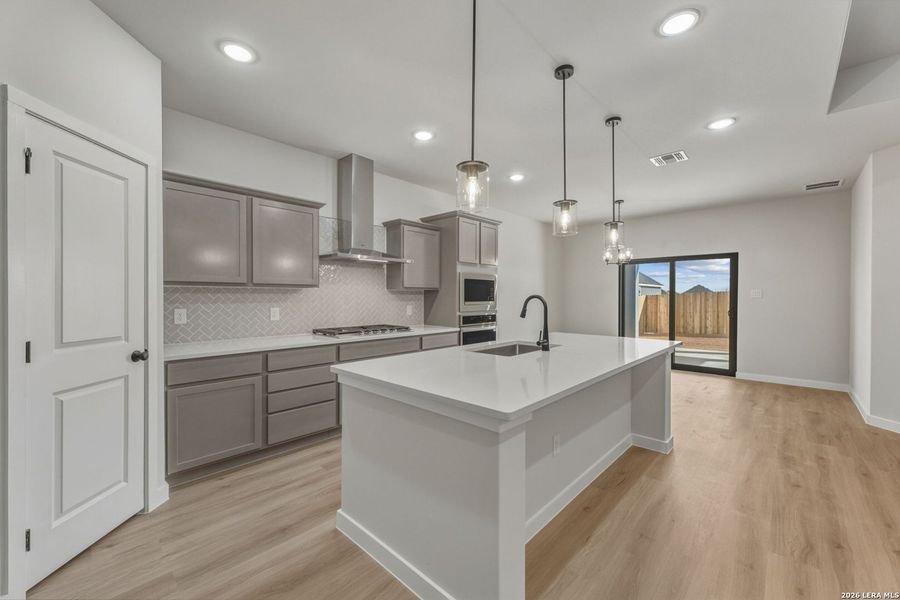 Furnished interior view inside a new home in Hickory Ridge, Elmendorf (Image 4).