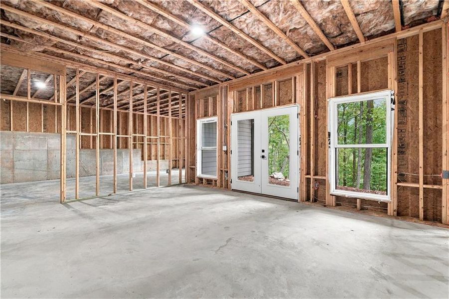 In-progress construction of a new home in , Jasper, GA (Image 58).