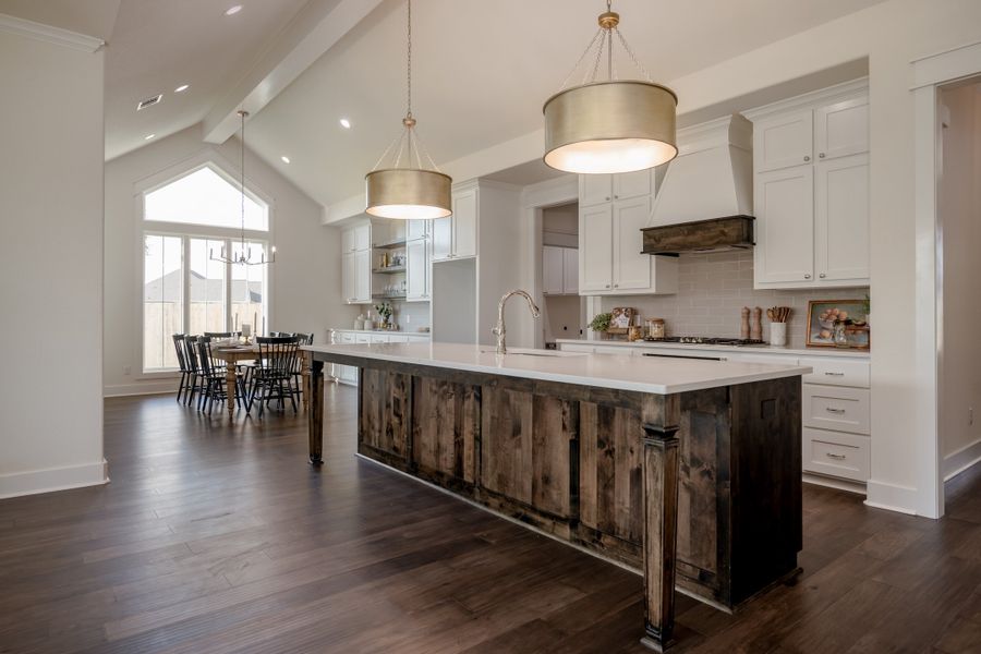 Furnished interior view inside a new home in Greens Prairie Reserve, College Station (Image 5). Furnished interior view inside a new home in Greens Prairie Reserve, College Station (Image 5).