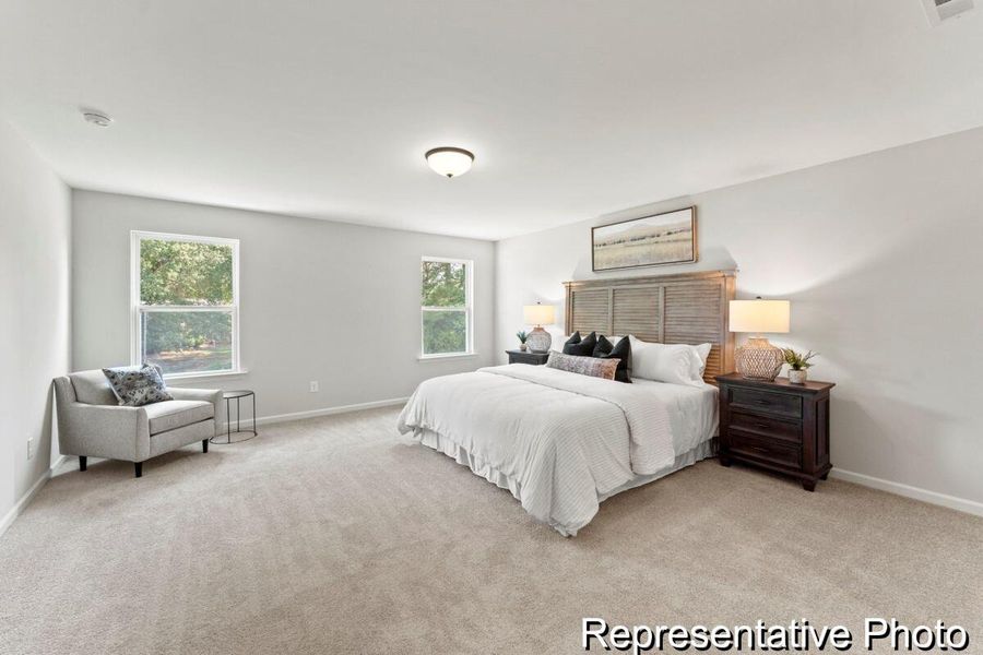 Furnished interior view inside a new home in Homecoming, Ravenel (Image 10).