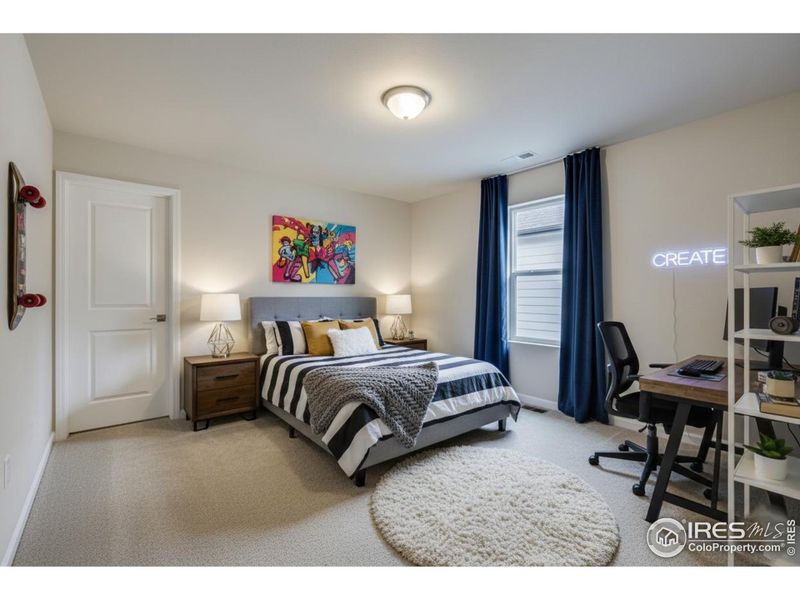 Furnished interior view inside a new home in Waterfield - Single Family Homes, Fort Collins (Image 15). Furnished interior view inside a new home in Waterfield - Single Family Homes, Fort Collins (Image 15).