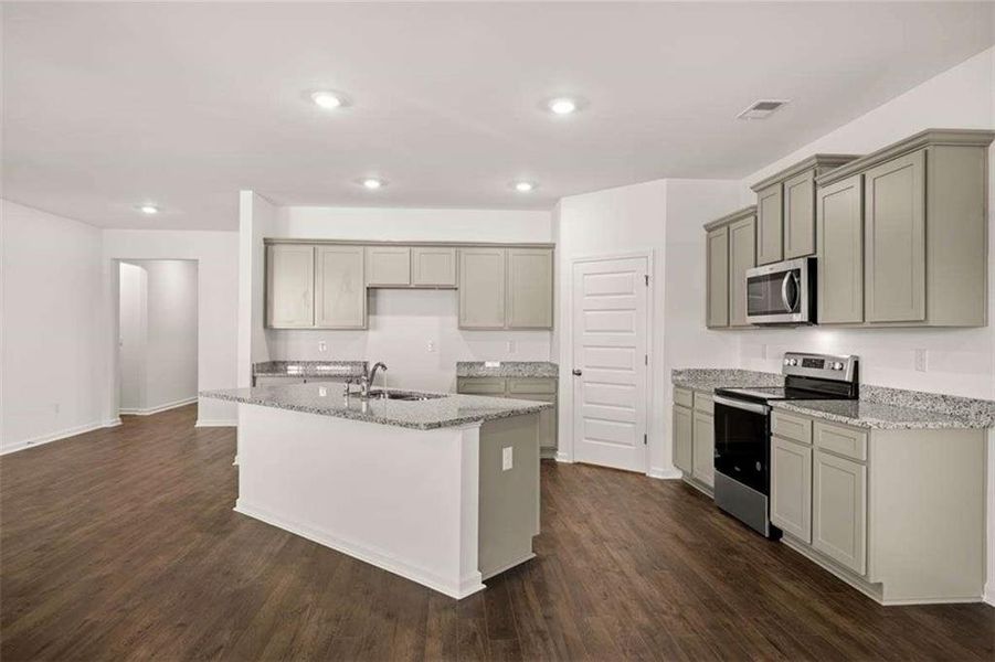 Furnished interior view inside a new home in Preserve at Dove Creek, Statham (Image 10).