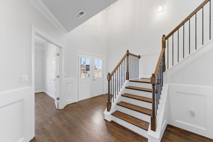 Representative unfurnished interior of a home built from the Hampton by Keystone Homes NC in Preserve at Carriage Cove, Oak Ridge (Image 113).
