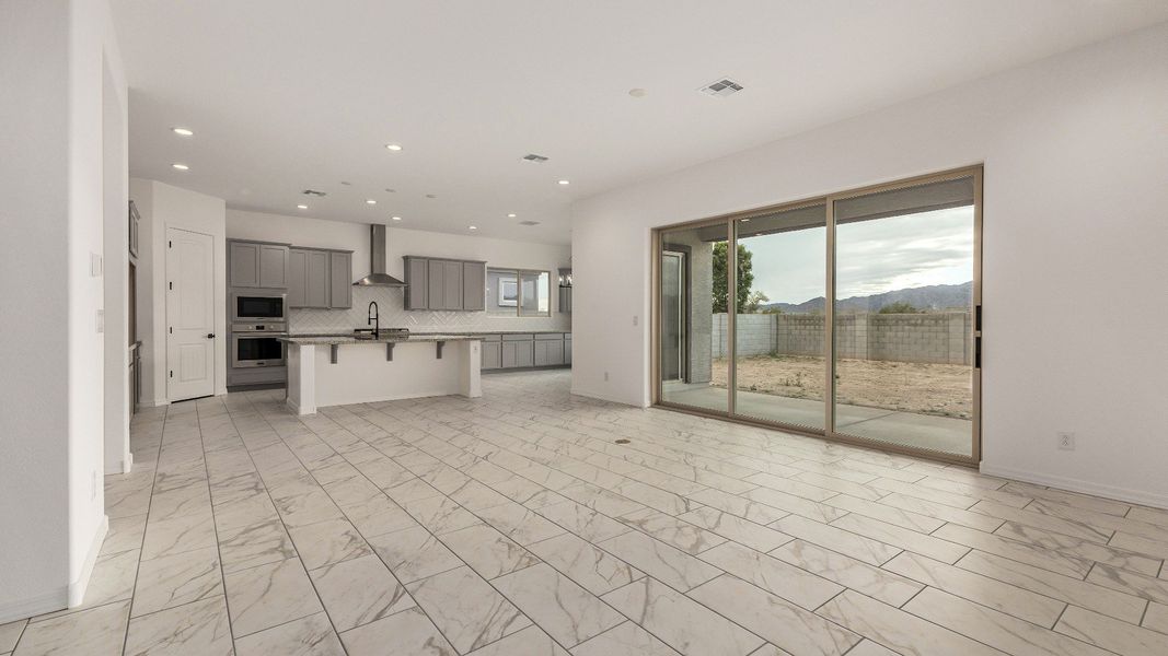 Furnished interior view inside a new home in Windrose, Waddell (Image 9). Furnished interior view inside a new home in Windrose, Waddell (Image 9).