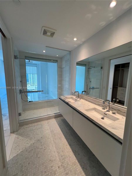 Furnished interior view inside a new home in , Miami (Image 6).