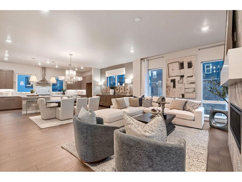 Furnished interior view inside a new home in Baseline, Broomfield (Image 32).