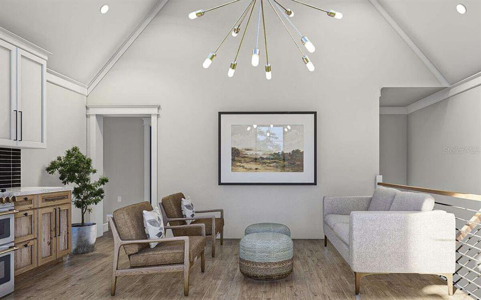 Furnished interior view inside a new home in , Tampa (Image 15).