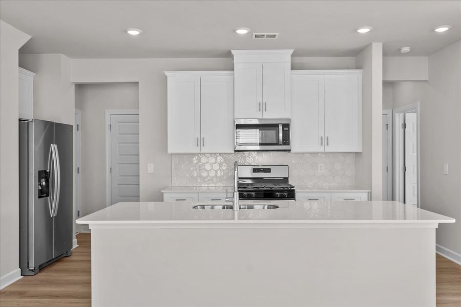 Furnished interior view inside a new home in Creek Ridge - Heritage Collection, Spartanburg (Image 3).