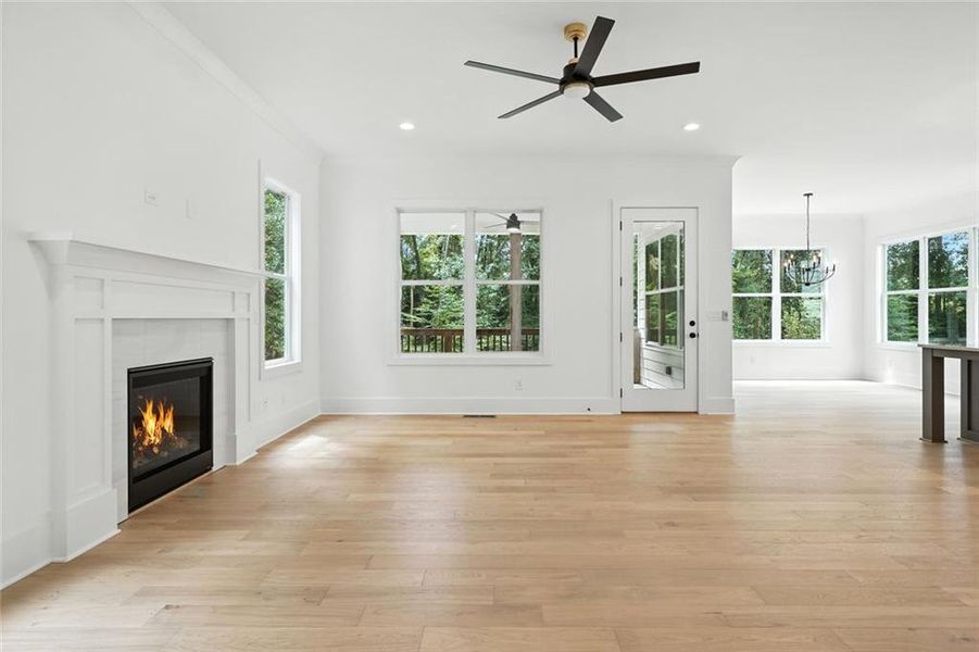 Spacious, unfurnished interior of a new home in , Marietta (Image 14).