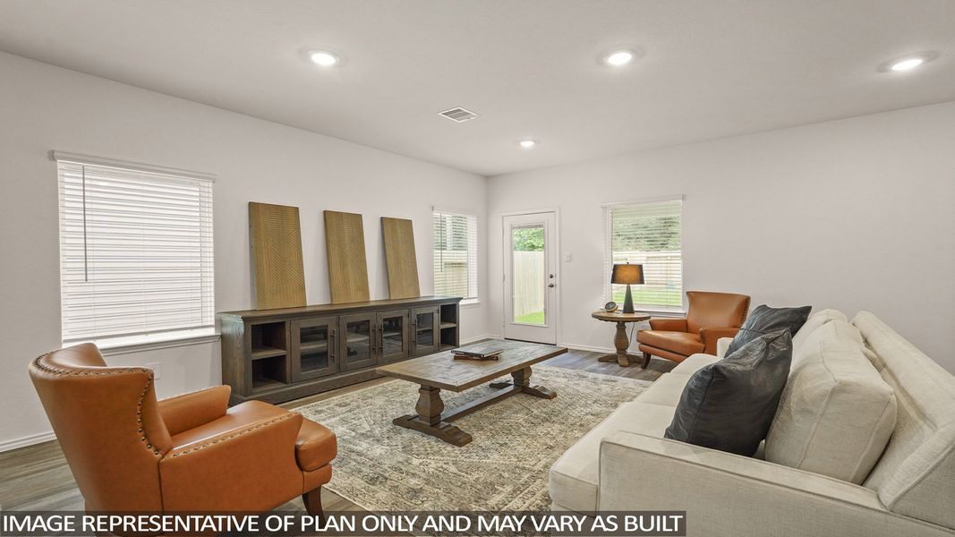 Furnished interior view inside a new home in Grand Pines, Magnolia (Image 7). Furnished interior view inside a new home in Grand Pines, Magnolia (Image 7).